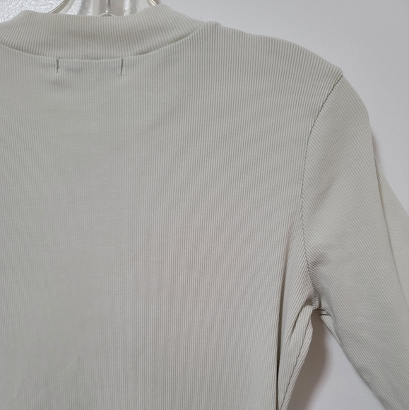 Young Fabulous And Broke Light Green Bodycon Rib Knit Dress Long Sleeve Medium - Picture 12 of 14